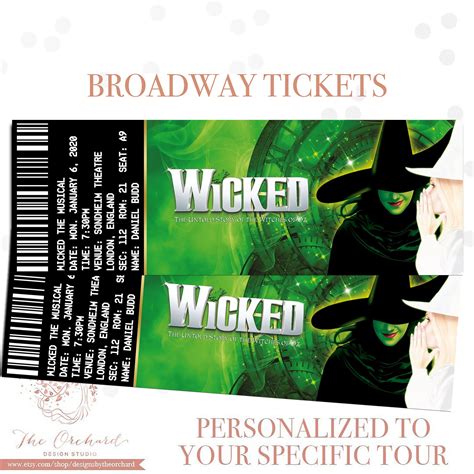wicked the musical tickets 2017|Promo: Tickets to 'Wicked' .